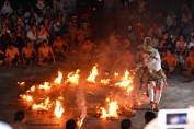 Hanuman burning lanka.. An episode in Kecak dance performance