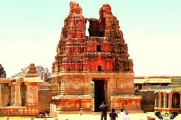 This is Gopura of Vittala Temple. No other temple in Hampi can compare with this temple in terms of florid magnificence