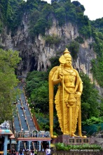 'Lord Murugan Statue' is the tallest statue of Hindu deity in Malaysia and second tallest statue of Hindu deity in world, only second place to the Kailashnath Mahadev Statue in Nepal. It also the tallest statue in Malaysia at 42.7 metres (140 ft) in height.