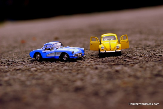 Yellowie & Vader toy cars love story (4)