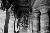 Vishnu sculpture in the Cave 3