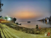 dusk view of Godavari river from Pushkar ghat
