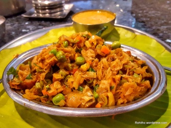 Breakfast at Gowri krishna restaurant, Pollachi, Coimbatore (1)